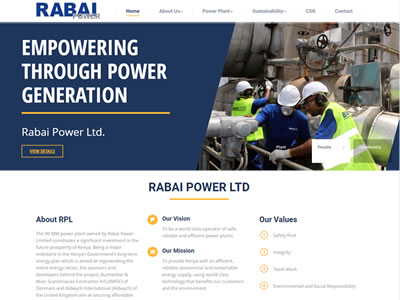 Rabai Power Website